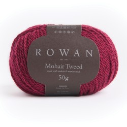Mohair Tweed Berry (10040)